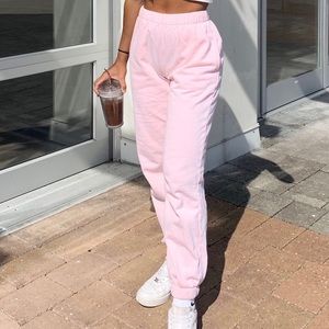 Brandy Melville Pink Rosa Sweatpants